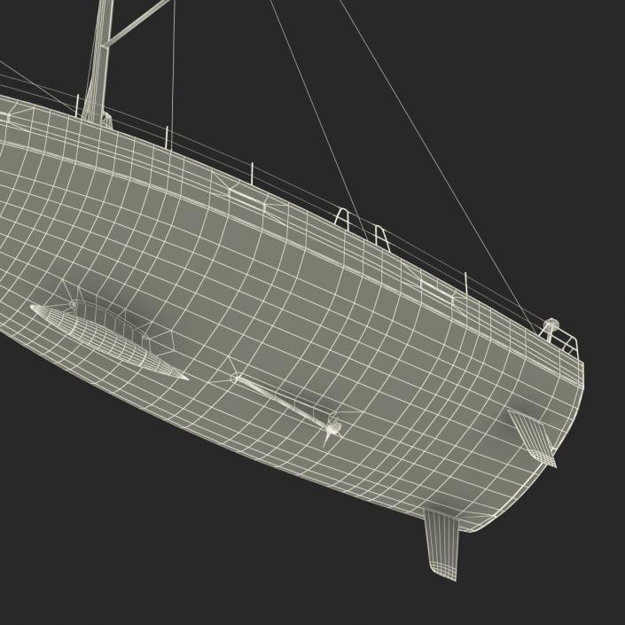 Offshore Sailing Yacht 3D