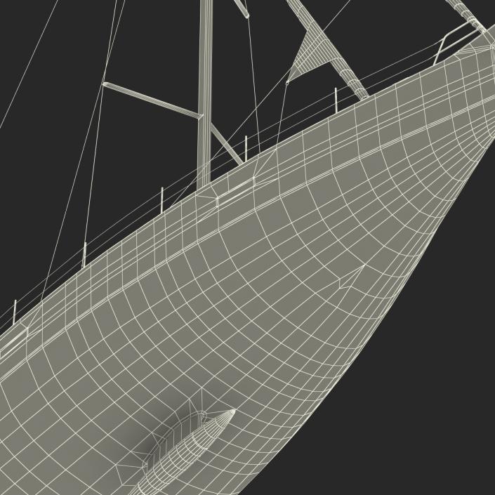 Offshore Sailing Yacht 3D