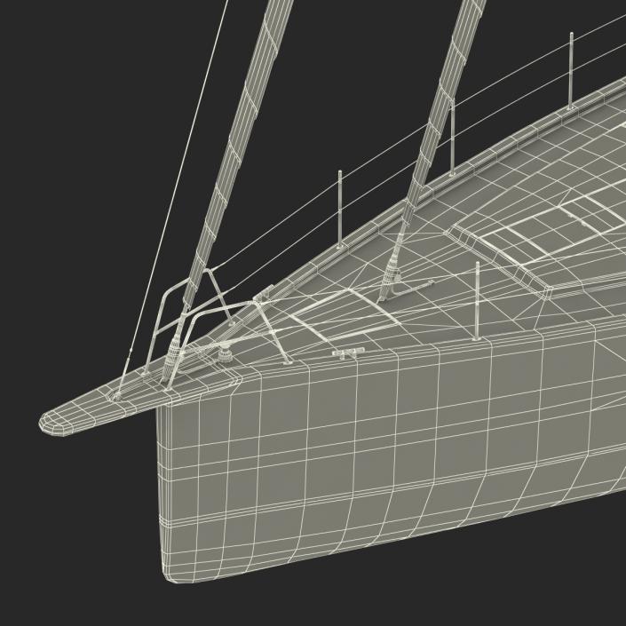 Offshore Sailing Yacht 3D