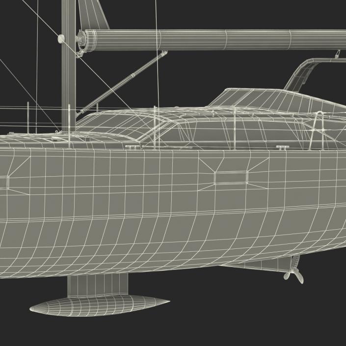 Offshore Sailing Yacht 3D