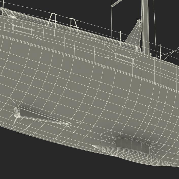 Offshore Sailing Yacht 3D