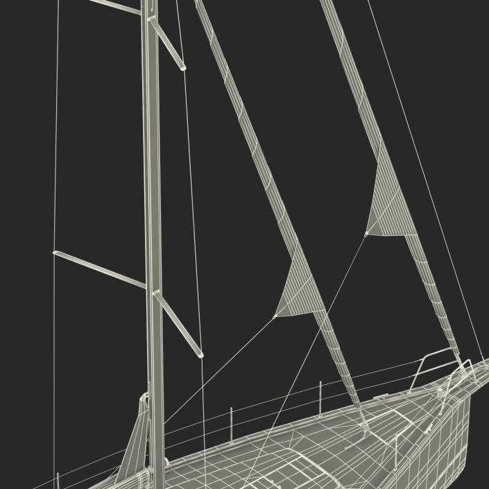 Offshore Sailing Yacht 3D