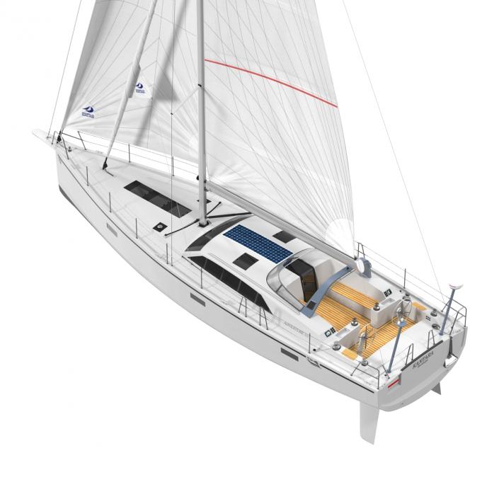 Offshore Sailing Yacht 2 3D model