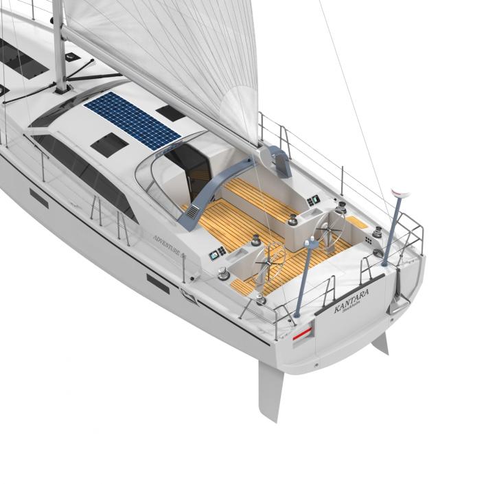 Offshore Sailing Yacht 2 3D model