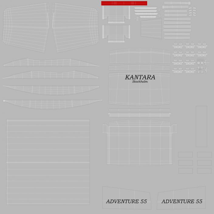 Offshore Sailing Yacht 2 3D model