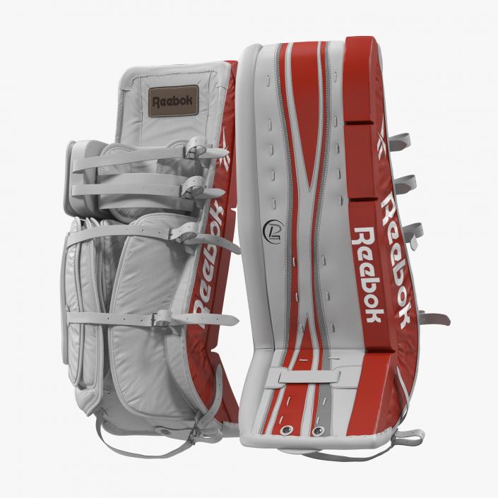 Hockey Goalie Leg Pads Reebok 3D model