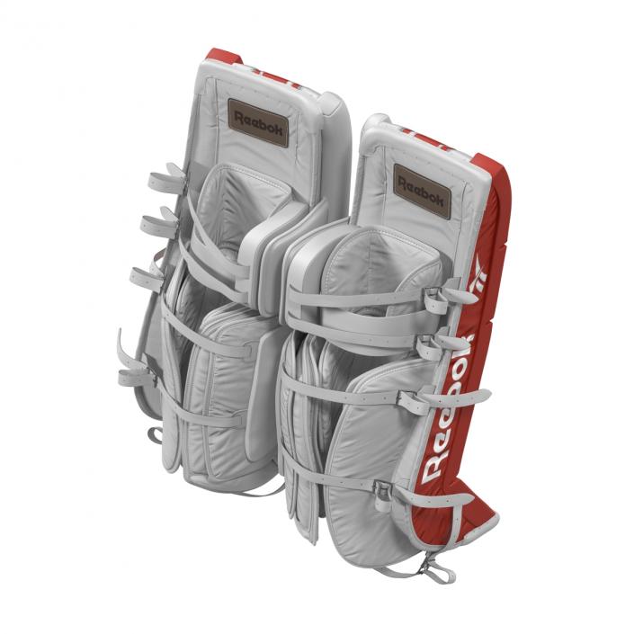 Hockey Goalie Leg Pads Reebok 3D model