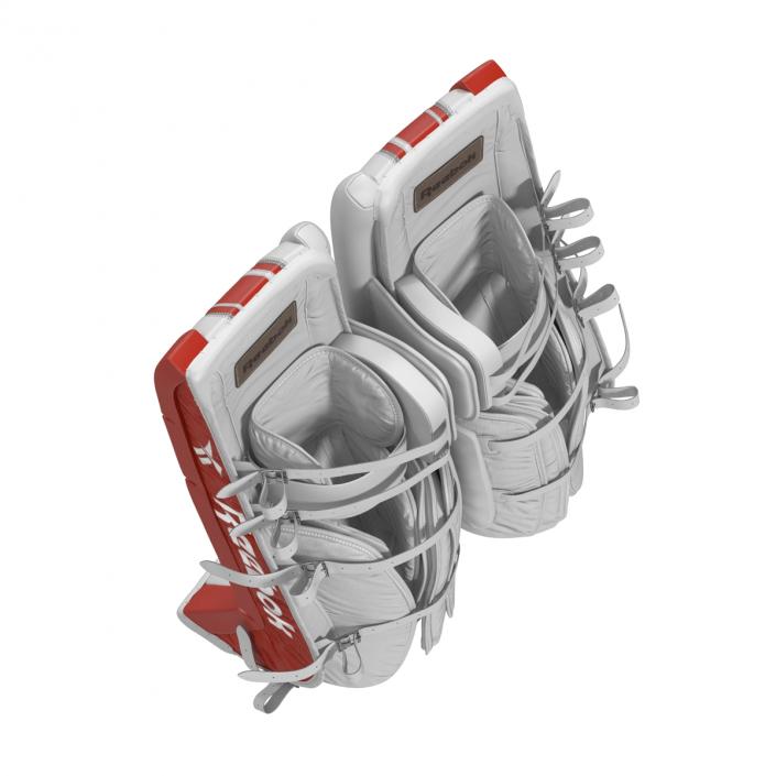 Hockey Goalie Leg Pads Reebok 3D model