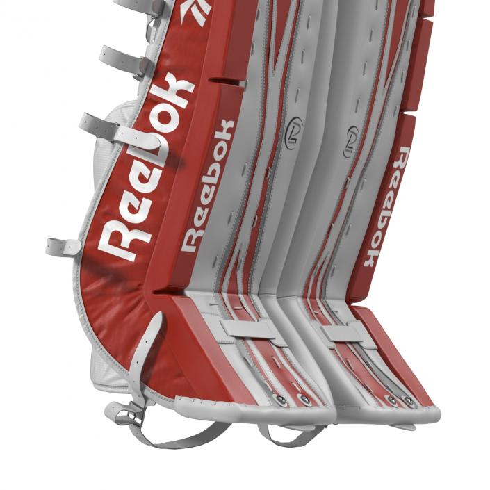 Hockey Goalie Leg Pads Reebok 3D model