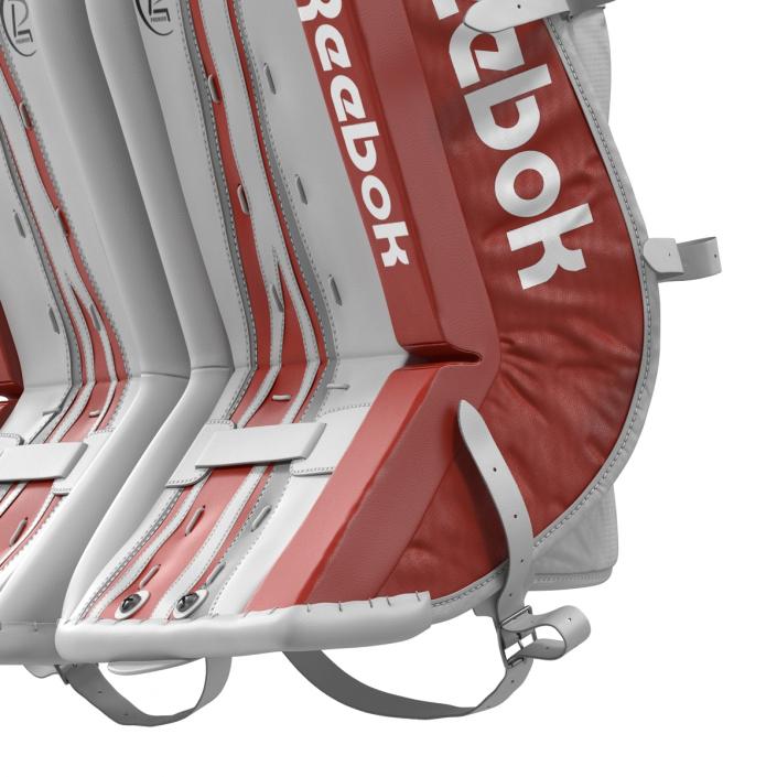 Hockey Goalie Leg Pads Reebok 3D model