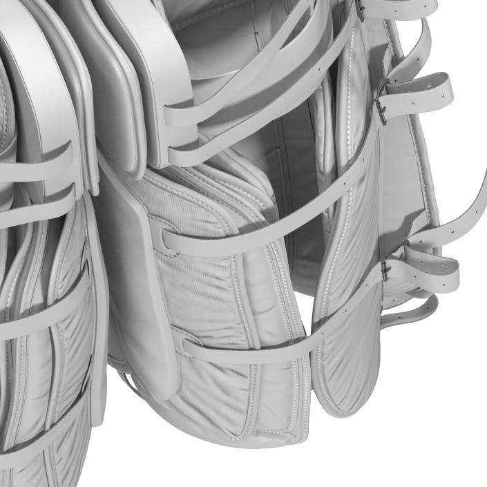 Hockey Goalie Leg Pads Reebok 3D model