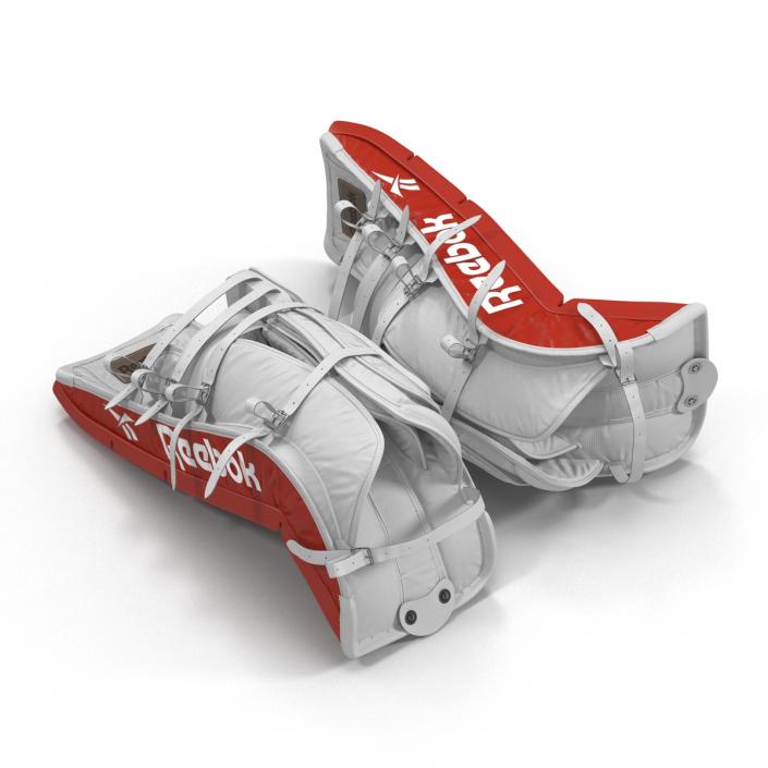 Hockey Goalie Leg Pads Reebok 3D model