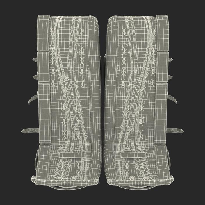 Hockey Goalie Leg Pads Reebok 3D model