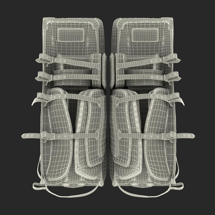 Hockey Goalie Leg Pads Reebok 3D model