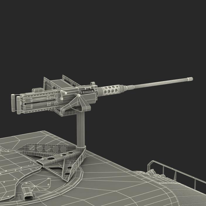 3D Humvee Rigged model