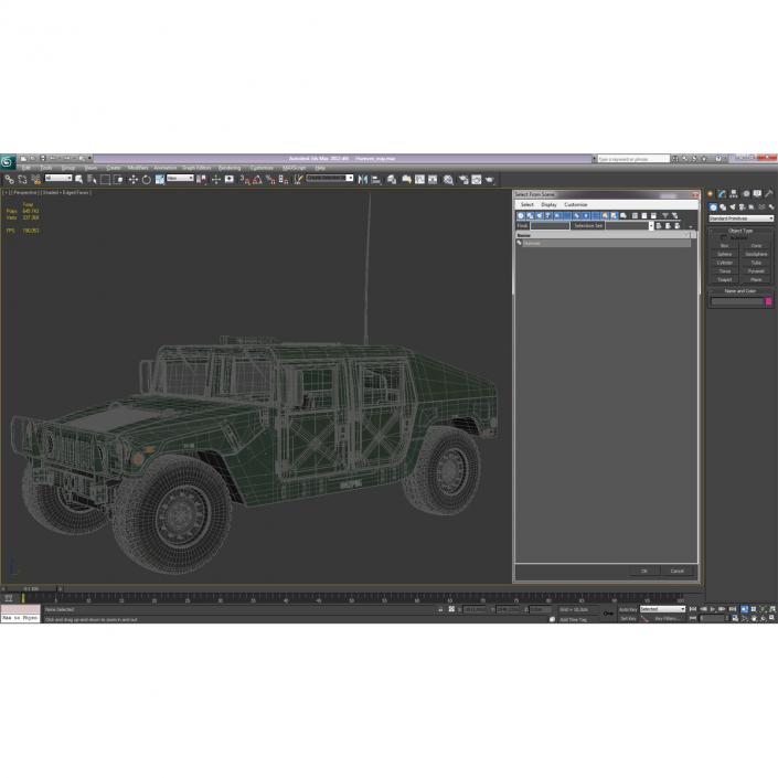 3D model Humvee