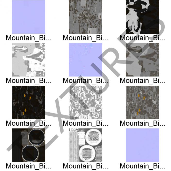 3D Mountain Bike Generic 2 model