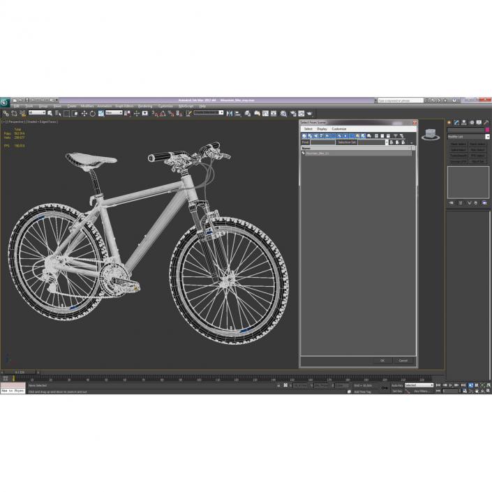 3D Mountain Bike Generic 2 model