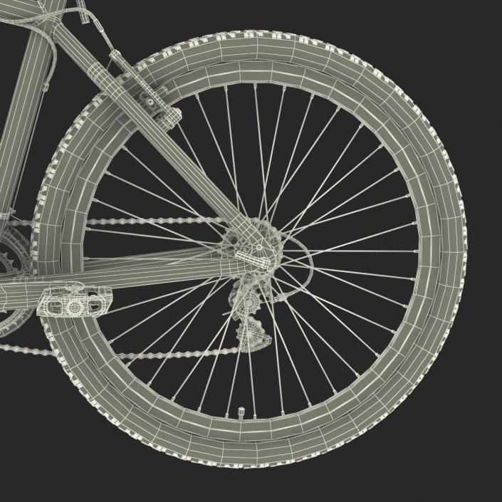 3D model Mountain Bike Generic 2 Rigged