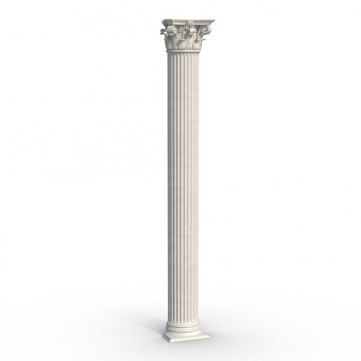 Column Corinthian Greco Roman 3D model