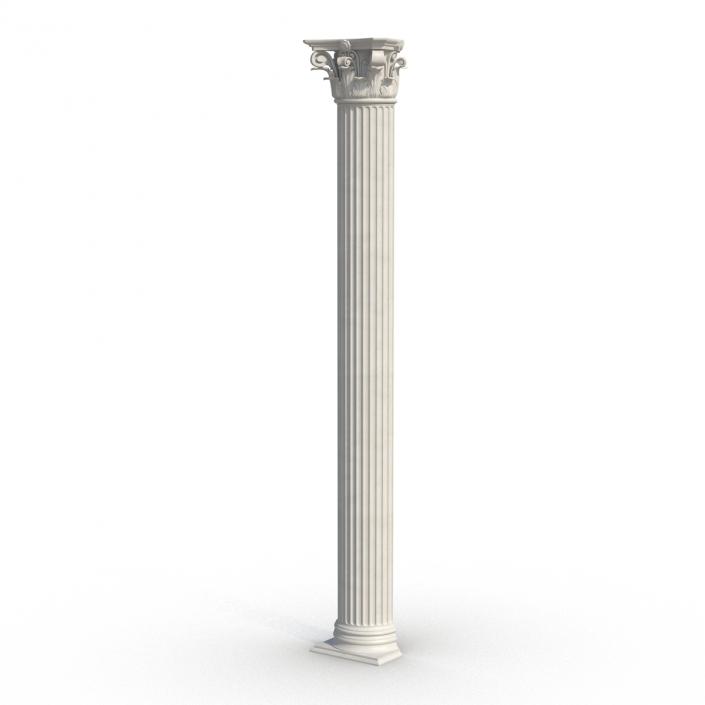 Column Corinthian Greco Roman 3D model