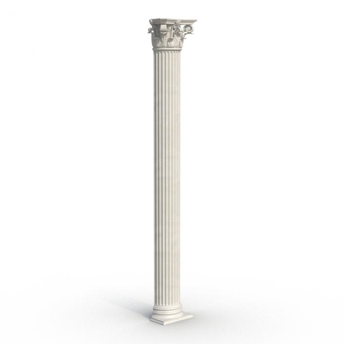 Column Corinthian Greco Roman 3D model