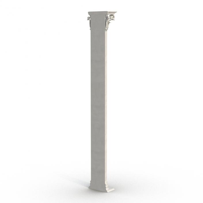 Column Corinthian Greco Roman 3D model