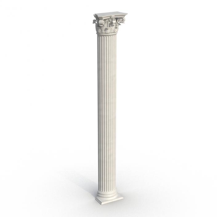 Column Corinthian Greco Roman 3D model