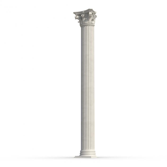 Column Corinthian Greco Roman 3D model