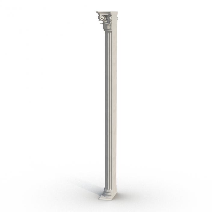 Column Corinthian Greco Roman 3D model