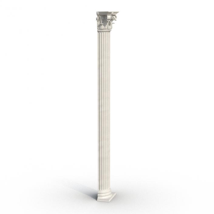 Column Corinthian Greco Roman 3D model