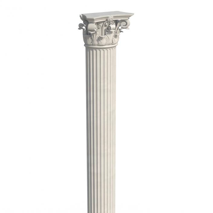 Column Corinthian Greco Roman 3D model