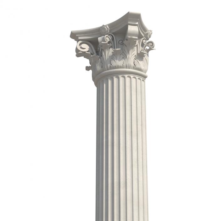 Column Corinthian Greco Roman 3D model