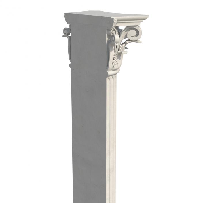 Column Corinthian Greco Roman 3D model