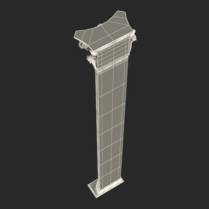 Column Corinthian Greco Roman 3D model