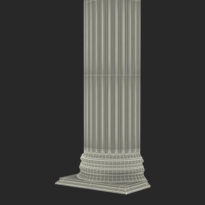 Column Corinthian Greco Roman 3D model