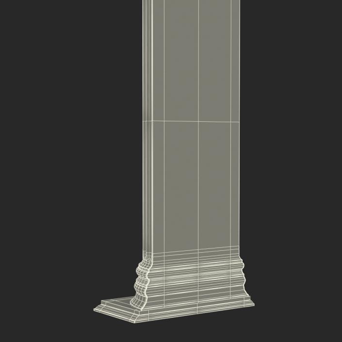 Column Corinthian Greco Roman 3D model