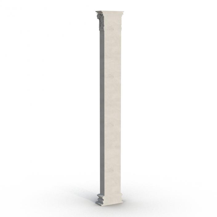 3D Column Corinthian Greco Roman 2