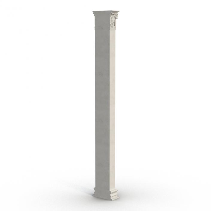 3D Column Corinthian Greco Roman 2