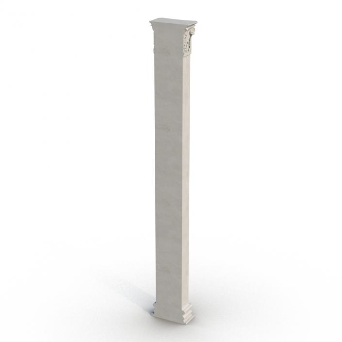 3D Column Corinthian Greco Roman 2