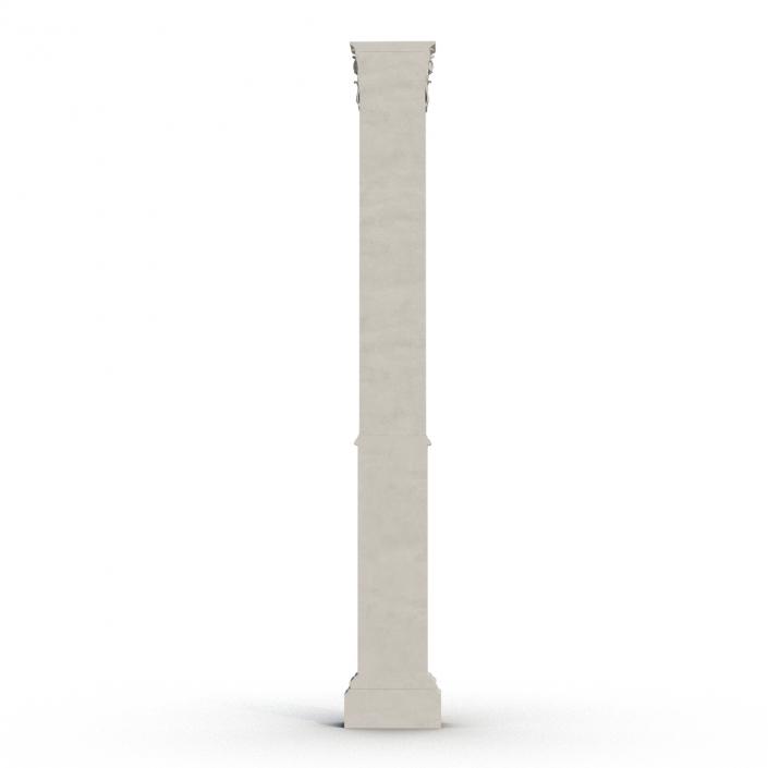 3D Column Corinthian Greco Roman 3