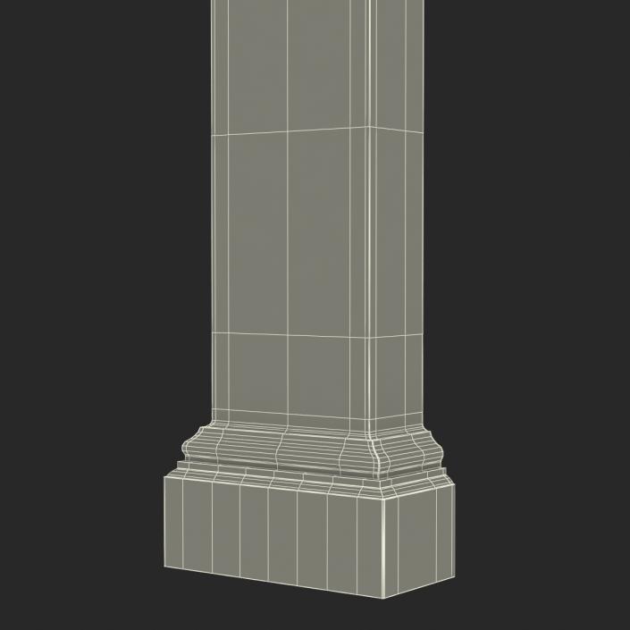 3D Column Corinthian Greco Roman 3