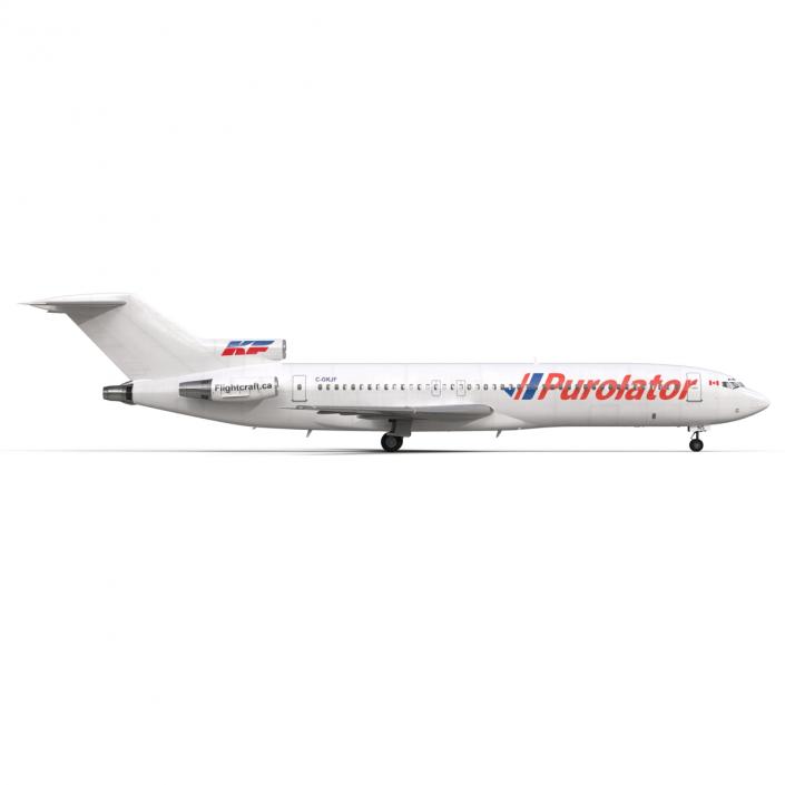 Boeing 727-200 Purolator Kelowna 3D