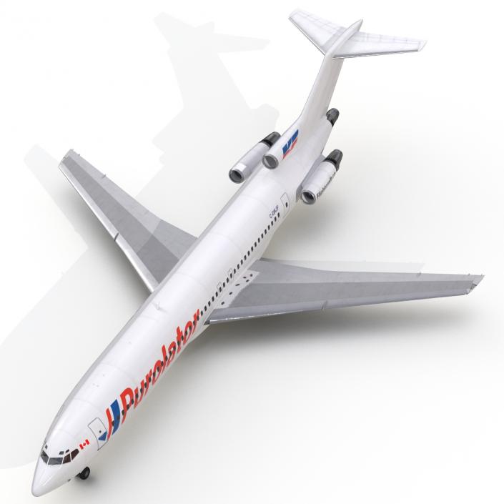 Boeing 727-200 Purolator Kelowna 3D