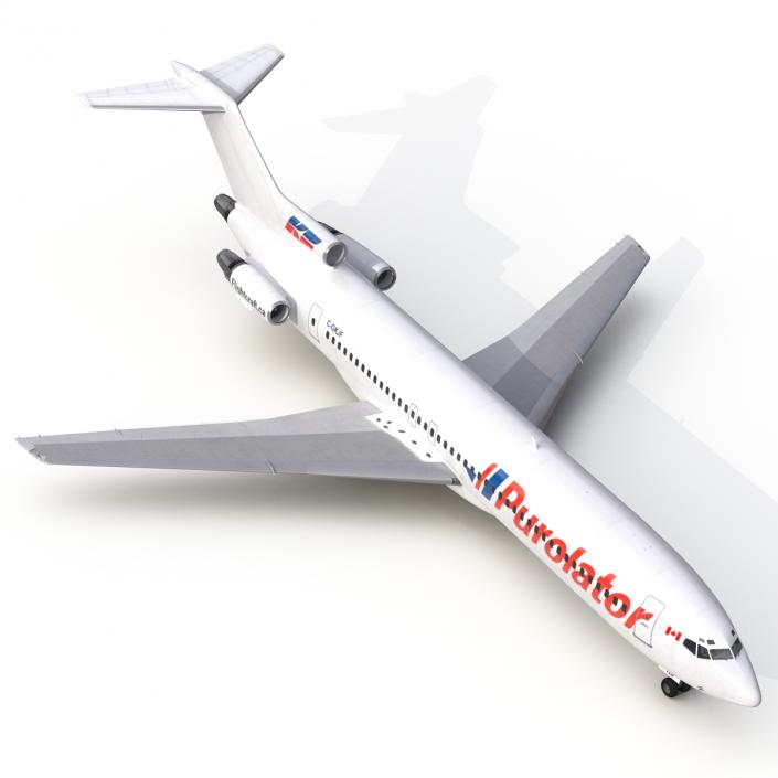 Boeing 727-200 Purolator Kelowna 3D