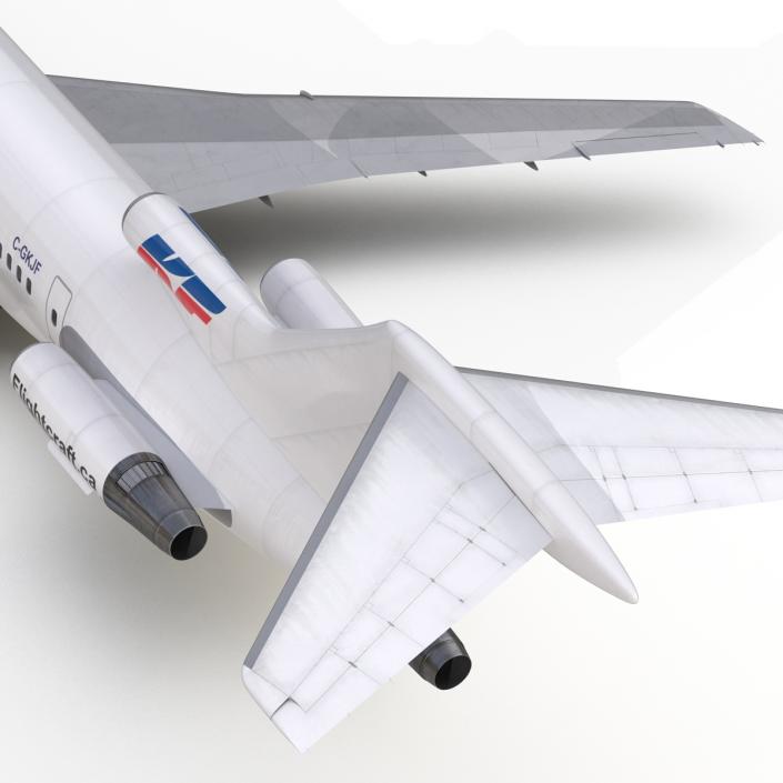 Boeing 727-200 Purolator Kelowna 3D