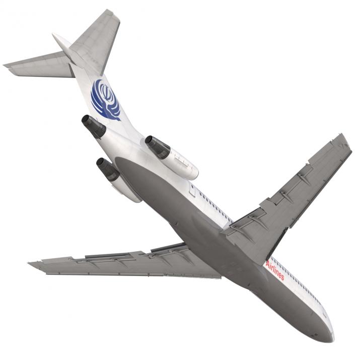 3D Boeing 727-200 Iran Aseman