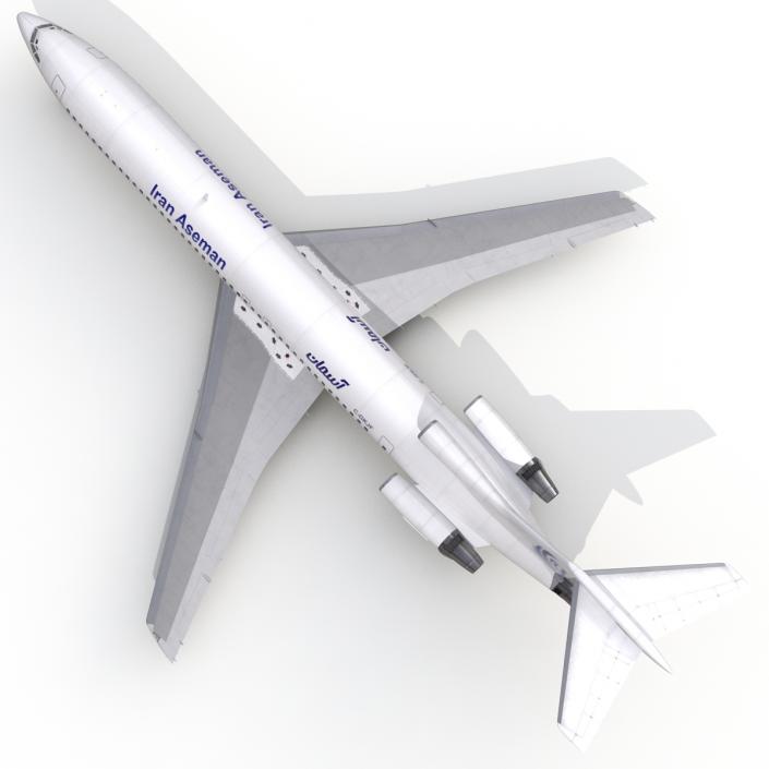 3D Boeing 727-200 Iran Aseman