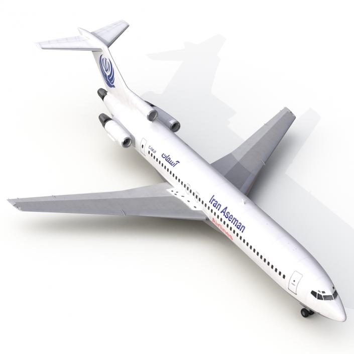 3D Boeing 727-200 Iran Aseman