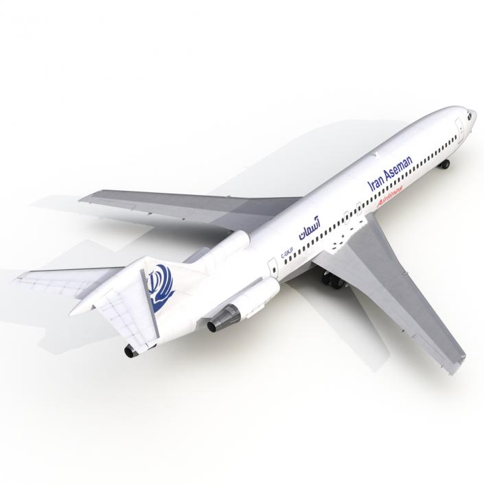 3D Boeing 727-200 Iran Aseman